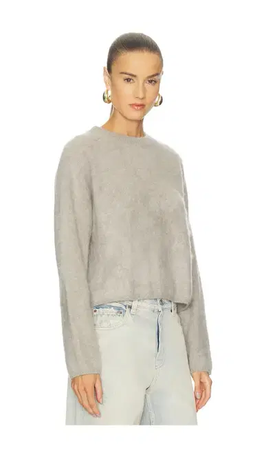 Soft Goat Brushed Crewneck Sweater | Thumbnail 2