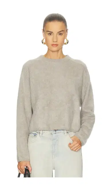 Soft Goat Brushed Crewneck Sweater | Thumbnail 1