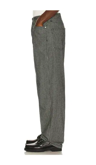 Obey Classic Baggy Plaid Denim Pants | Thumbnail 2 Obey Classic Baggy Plaid Denim Pants | Thumbnail 2