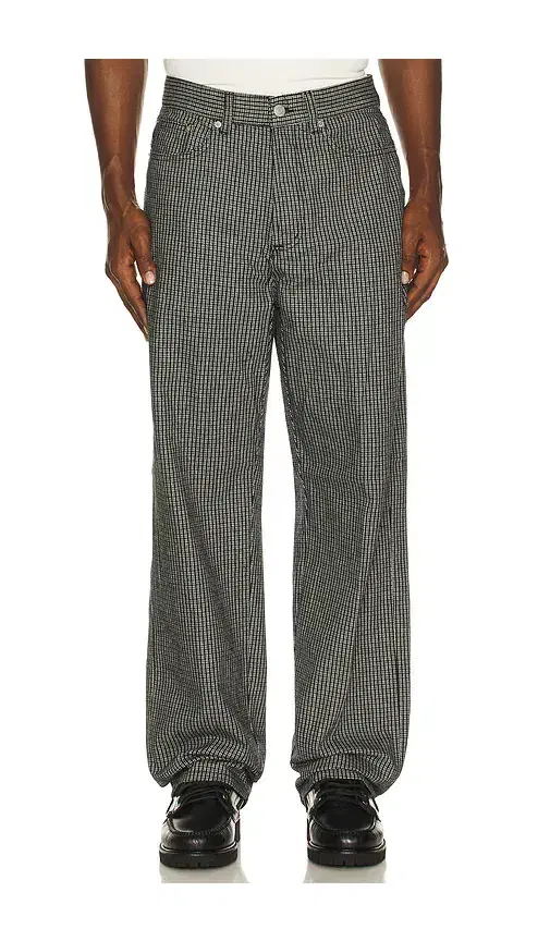 Obey Classic Baggy Plaid Denim Pants