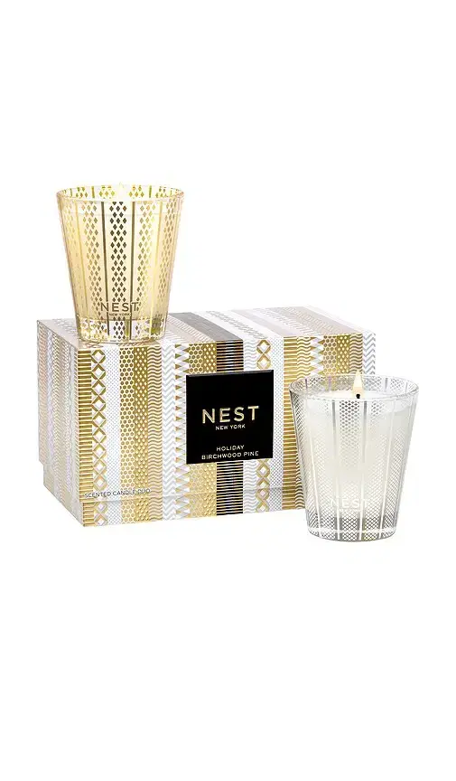 NEST New York Holiday & Birchwood Pine Classic Candle Set