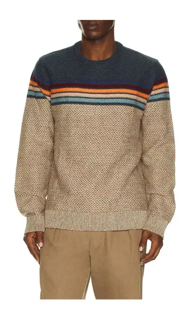 Faherty Donegal Crew Neck Sweater | Thumbnail 1 Faherty Donegal Crew Neck Sweater | Thumbnail 1