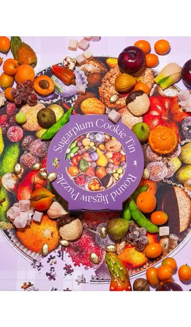 Piecework 750 Piece Sugarplum Cookie Tin | Thumbnail 2 Piecework 750 Piece Sugarplum Cookie Tin | Thumbnail 2