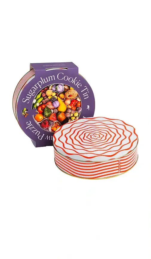Piecework 750 Piece Sugarplum Cookie Tin