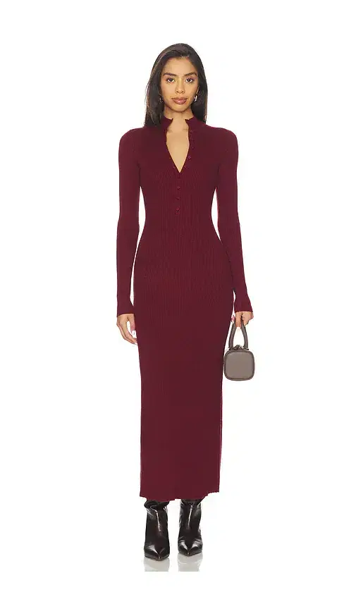Lovers and Friends Gretta Mock Neck Midi Dress