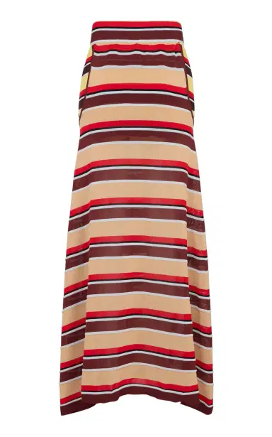 Rabanne Striped Maxi Skirt | Thumbnail 6 Rabanne Striped Maxi Skirt | Thumbnail 6