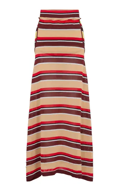Rabanne Striped Maxi Skirt | Thumbnail 8 Rabanne Striped Maxi Skirt | Thumbnail 8
