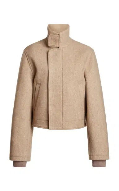 Victoria Beckham Wool-Blend Bomber Jacket | Thumbnail 1