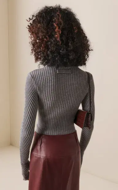Victoria Beckham Georgia Merino Wool Sweater | Thumbnail 4 Victoria Beckham Georgia Merino Wool Sweater | Thumbnail 4
