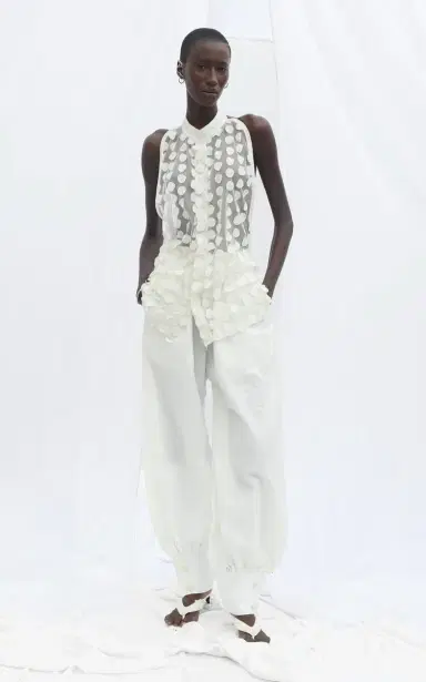 Orange Culture Ember Mid-Rise Pique Harem Pants | Thumbnail 2