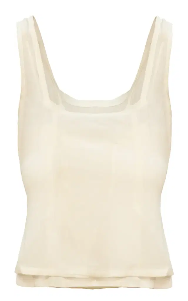 Breathe Silk and Chiffon Camisole Top