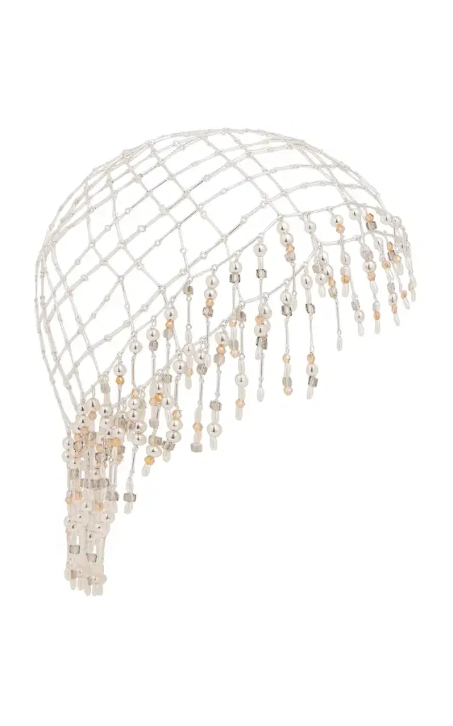 Rabanne Embellished Brass Headpiece