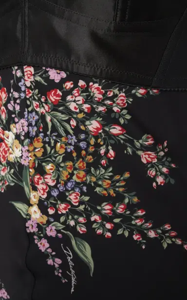 Dolce & Gabbana Sicilian Silk Charmeuse Floral Maxi Dress | Thumbnail 5