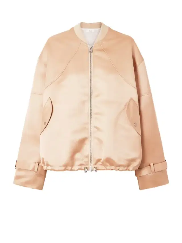 Sports Duchesse-satin Bomber Jacket