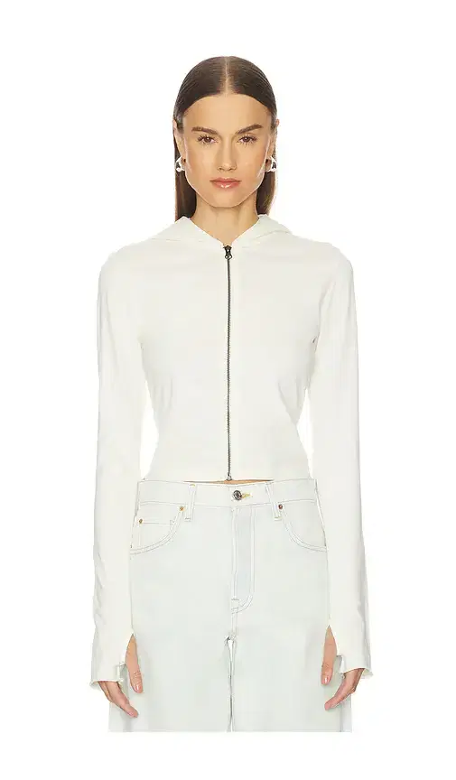 GRLFRND Shrunken Zip Hoodie
