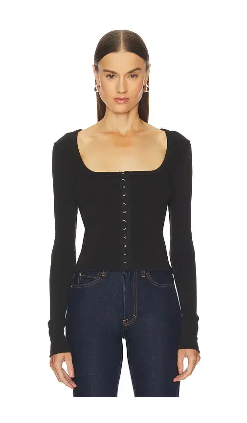 GRLFRND Hook & Eye Long Sleeve Tee