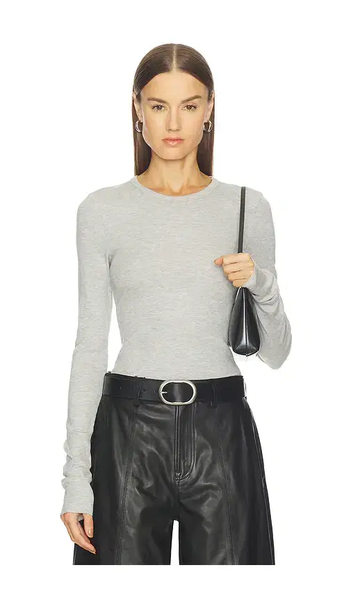 GRLFRND Crew Neck Extra Long Sleeve Tee