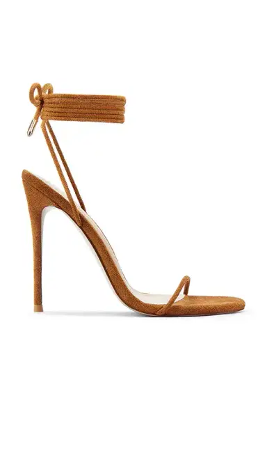 FEMME LA Barely There Suede Lace Up Heel | Thumbnail 1