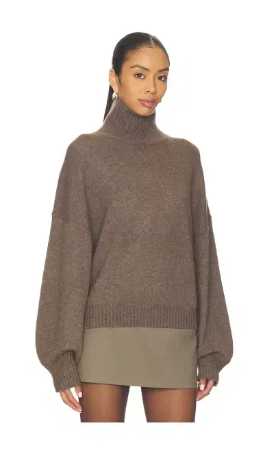 EAVES Ellara Oversized Knit Mock Neck | Thumbnail 2