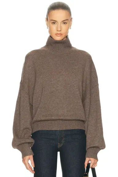 EAVES Ellara Oversized Knit Mock Neck | Thumbnail 3