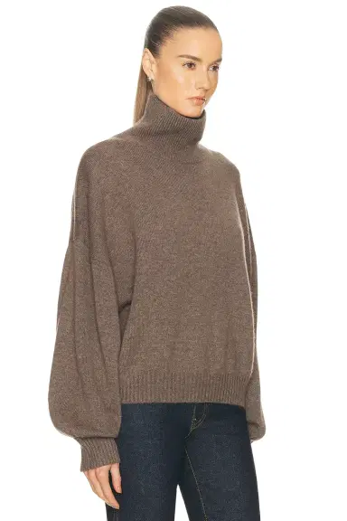 EAVES Ellara Oversized Knit Mock Neck | Thumbnail 4