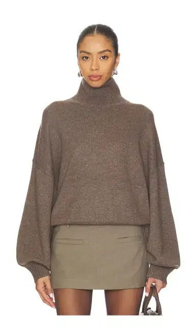 EAVES Ellara Oversized Knit Mock Neck | Thumbnail 1