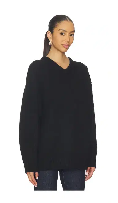 EAVES Zelia V-neck Sweater | Thumbnail 2