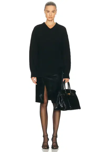 EAVES Zelia V-neck Sweater | Thumbnail 6
