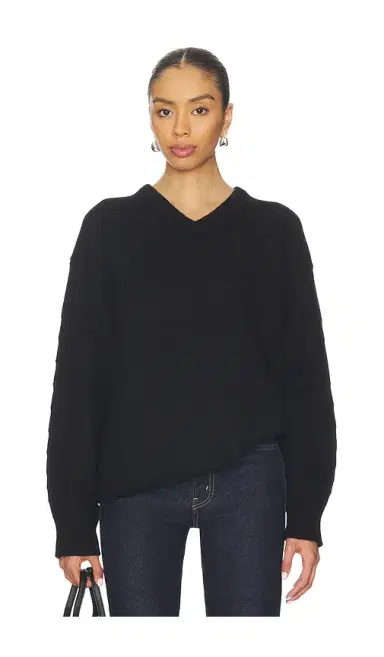 EAVES Zelia V-neck Sweater | Thumbnail 1