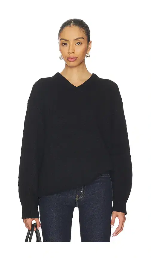 EAVES Zelia V-neck Sweater