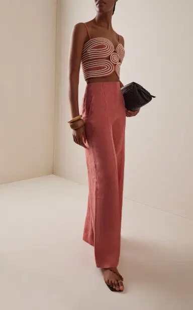 ANDRES OTALORA La Promesa Linen Wide-Leg Pants | Thumbnail 2 ANDRES OTALORA La Promesa Linen Wide-Leg Pants | Thumbnail 2