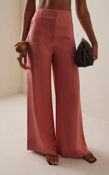 ANDRES OTALORA La Promesa Linen Wide-Leg Pants | Thumbnail 3 ANDRES OTALORA La Promesa Linen Wide-Leg Pants | Thumbnail 3