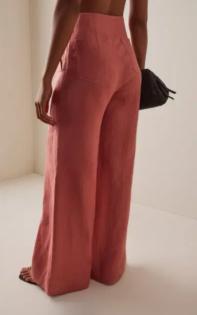 ANDRES OTALORA La Promesa Linen Wide-Leg Pants | Thumbnail 4 ANDRES OTALORA La Promesa Linen Wide-Leg Pants | Thumbnail 4