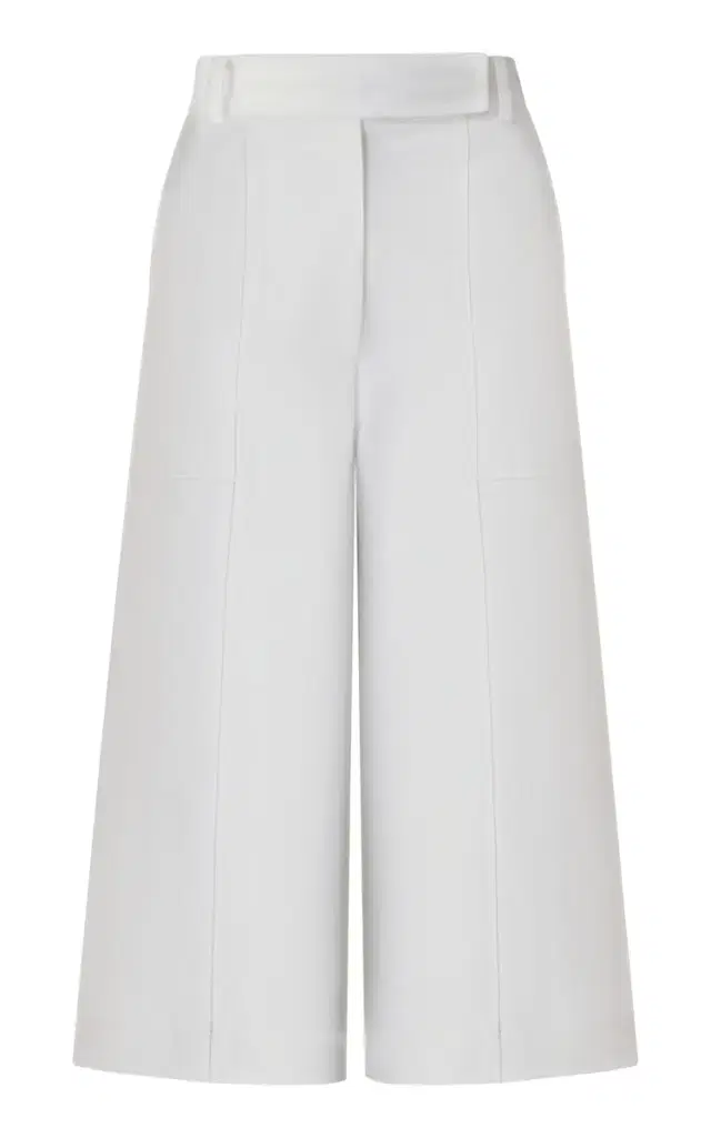 Andres Otalora Amani Crepe Wide-Leg Culottes