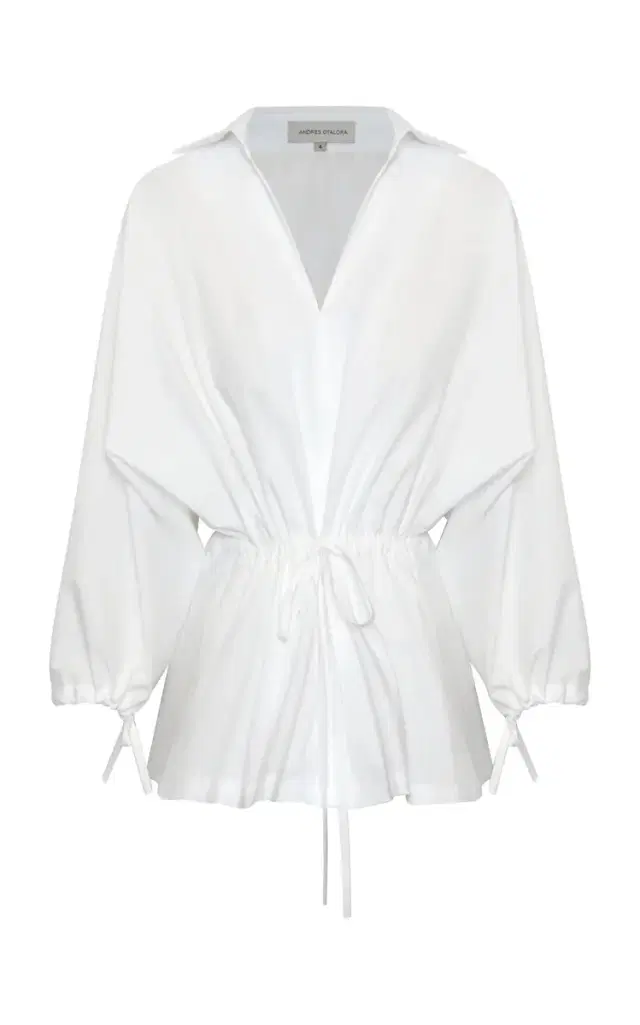Amadamia Oversized Cotton-Poplin Blouse