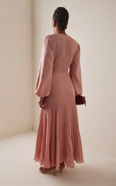 ANDRES OTALORA Un Lugar Linen Maxi Dress | Thumbnail 4 ANDRES OTALORA Un Lugar Linen Maxi Dress | Thumbnail 4