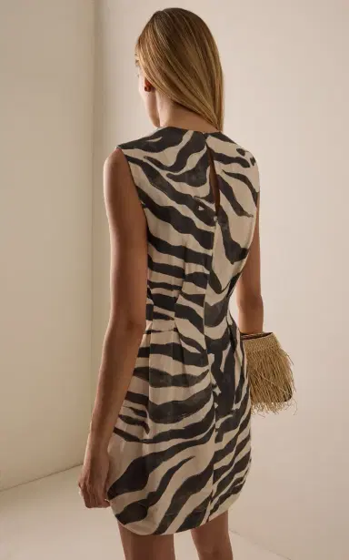 ANDRES OTALORA Karibu Linen Mini Dress | Thumbnail 4 ANDRES OTALORA Karibu Linen Mini Dress | Thumbnail 4