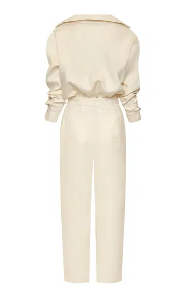 ANDRES OTALORA Lo Natural Belted Linen Jumpsuit | Thumbnail 2