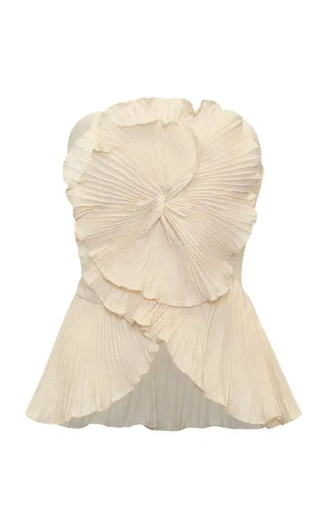 Imara Pleated Linen Top