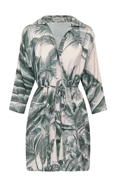 ANDRES OTALORA Kora Printed Stretch Cotton-Poplin Mini Dress | Thumbnail 1