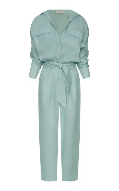 ANDRES OTALORA Lo Natural Linen Straight-Leg Jumpsuit | Thumbnail 7