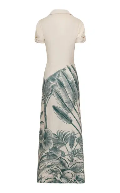 Andres Otalora Bahira Printed Linen Maxi Dress | Thumbnail 3