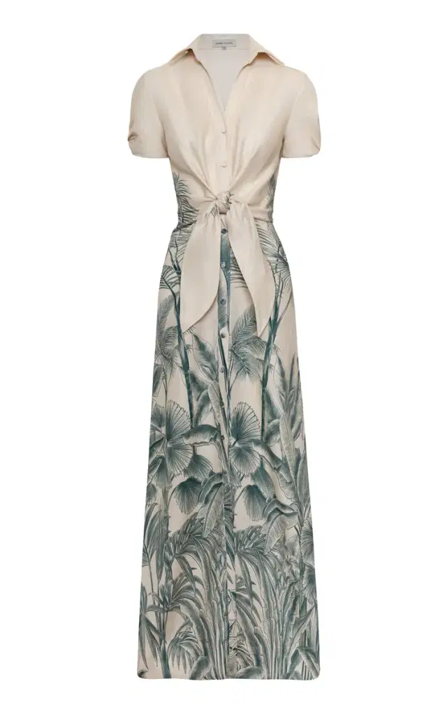Bahira Printed Linen Maxi Dress