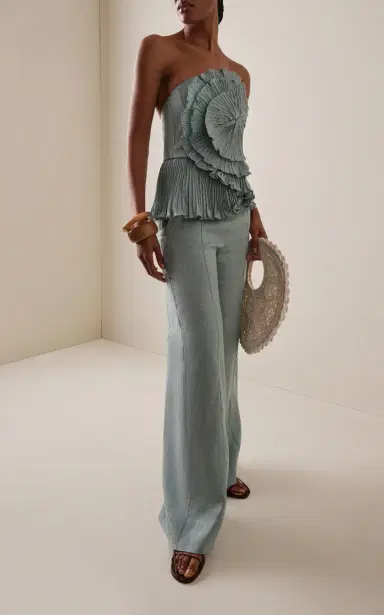 ANDRES OTALORA La Promesa Linen Wide-Leg Pants | Thumbnail 2 ANDRES OTALORA La Promesa Linen Wide-Leg Pants | Thumbnail 2