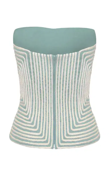 ANDRES OTALORA Nyota Alma Embroidered Linen Top | Thumbnail 4