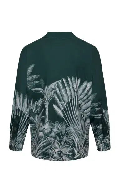 ANDRES OTALORA Oasis Printed Crepe De Chine Blouse | Thumbnail 4 ANDRES OTALORA Oasis Printed Crepe De Chine Blouse | Thumbnail 4