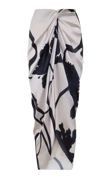 ANDRES OTALORA Cairo Printed Pareo Midi Skirt | Thumbnail 1