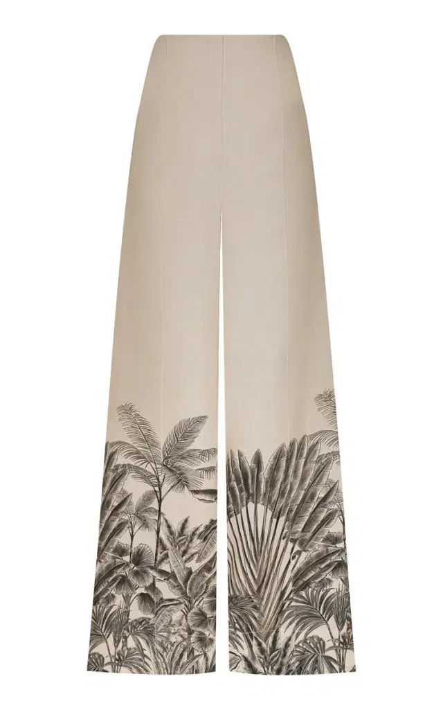 Voz de Calma Linen Wide-Leg Pants