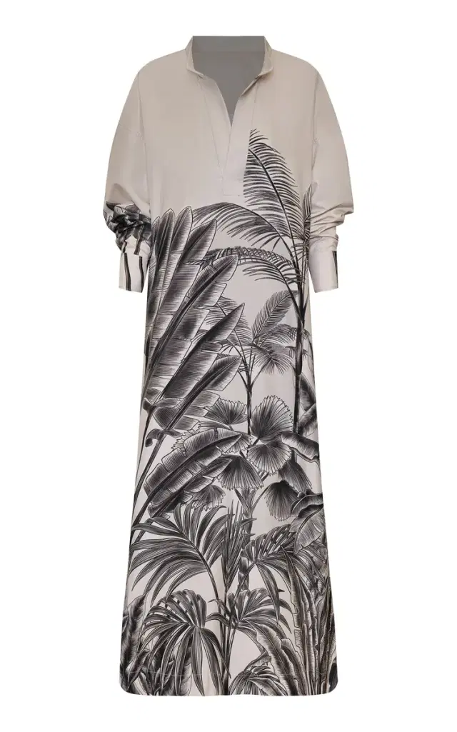 Andres Otalora Montse Printed Cotton-Poplin Tunic