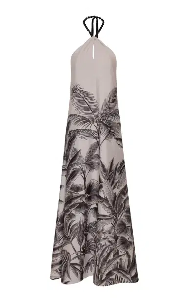 ANDRES OTALORA Kalahari Embellished Cotton-Poplin Maxi Dress | Thumbnail 1